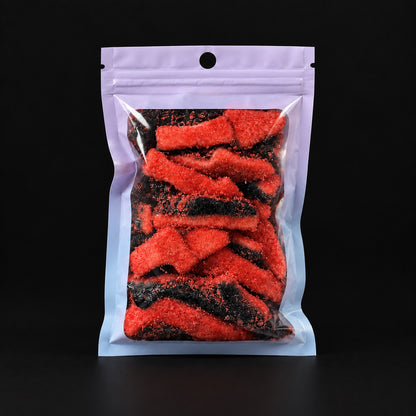 Chamoy Shark Bites gummies